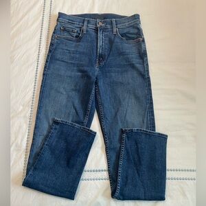 MOTHER Mid Rise Rider in Right On